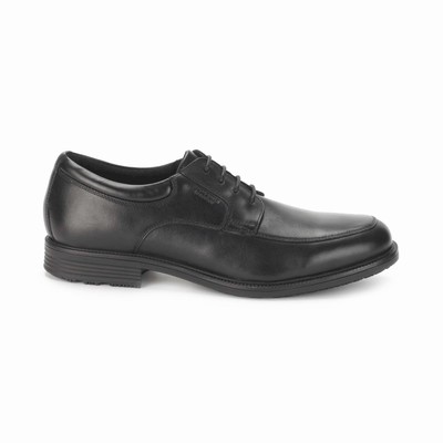 Rockport Essential Details Waterproof Apron Toe Oxfords Schuhe Herren Schwarz RHZ-017238
